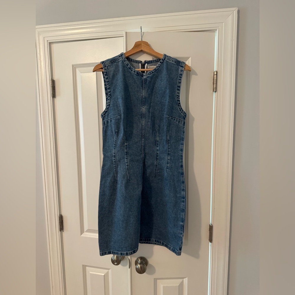 Abercrombie & Fitch Denim Shell Dress - TALL